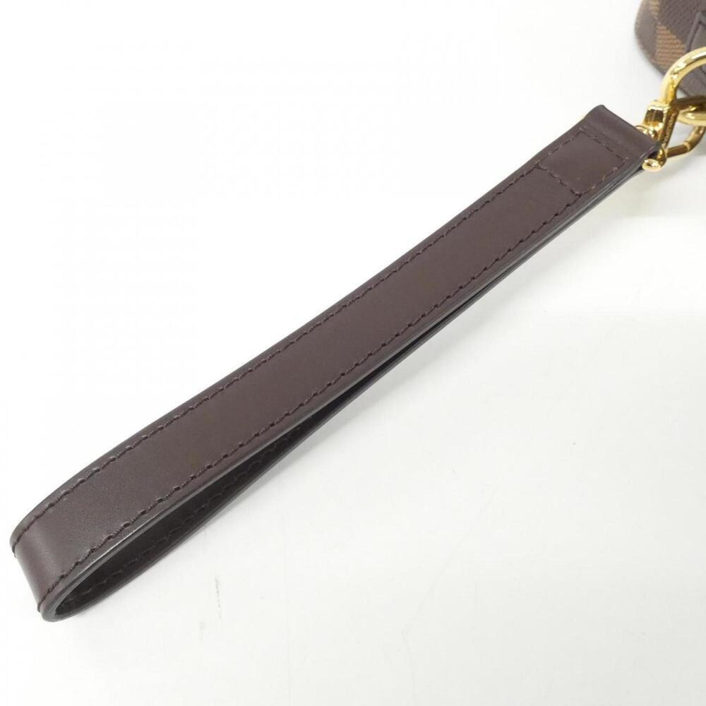 LOUIS VUITTON Authentic Brown Damier Pochette Mini Bag - Picture 6 of 7